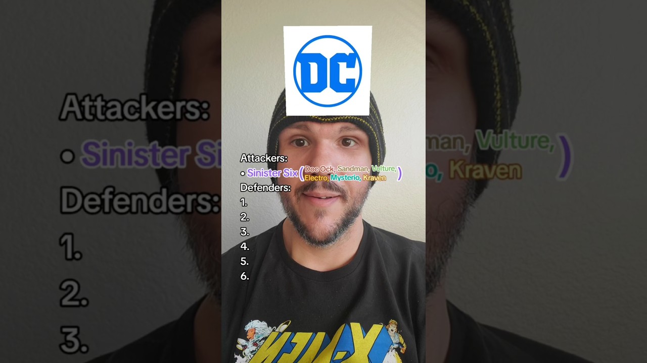 The Sinister Six vs. 6 DC
