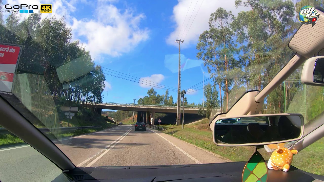 ASMR - Driving in Portugal: VIAGEM DE CARRO na Estrada - Som para Dormir - Roads of the World