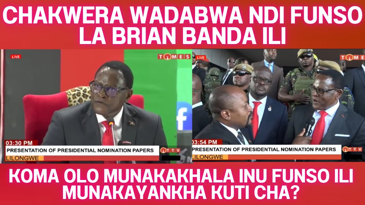 ATOLANKHANI AMUKHAULITSA NDI MAFUNSO CHAKWERA MPAKA WACHITA KUWAFUNSA KUTI MUNANDICHALIRA ETI