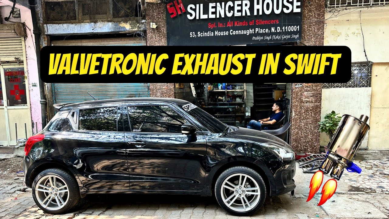 SWIFT 2023 with loud exhaust🔥||valvetronic exhaust||LOUDEST swift in india??