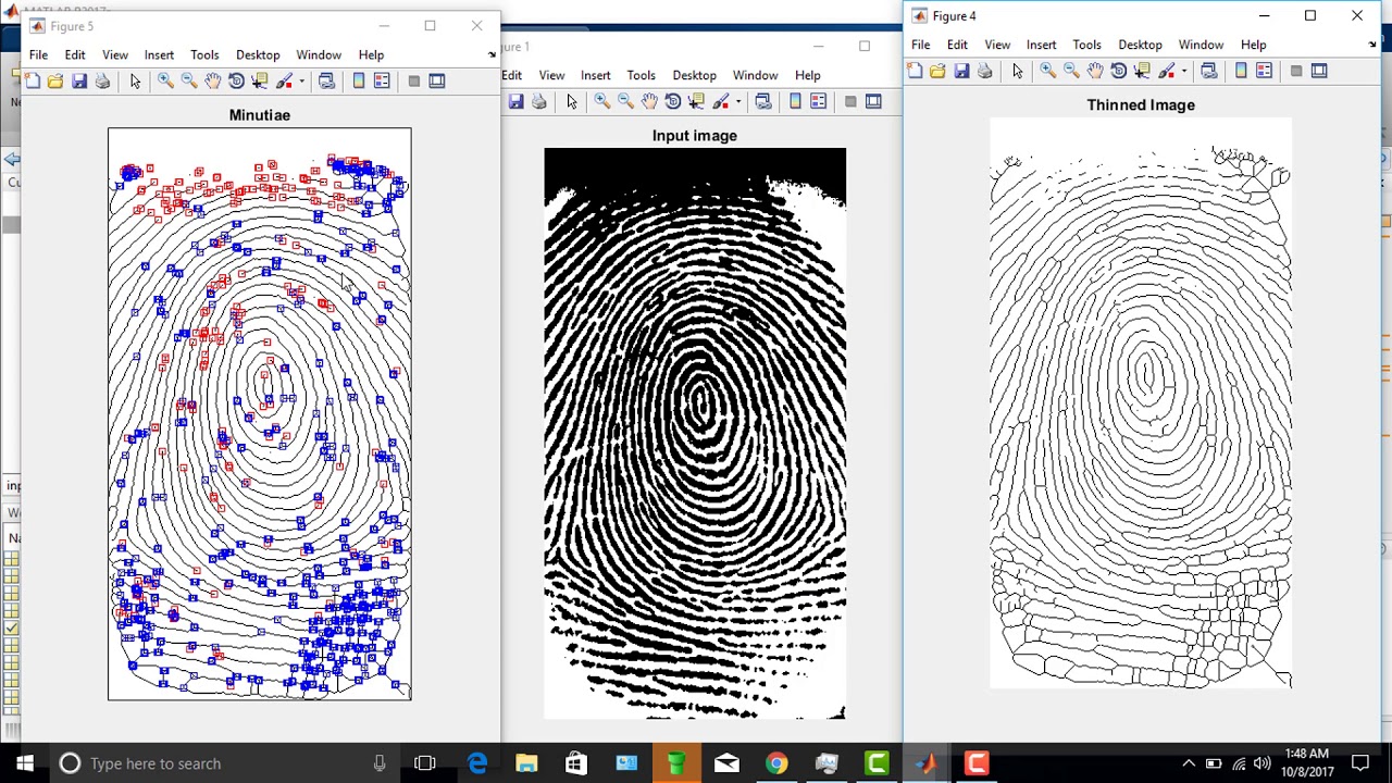 Fingerprint Minutiae Extraction using MATLAB.