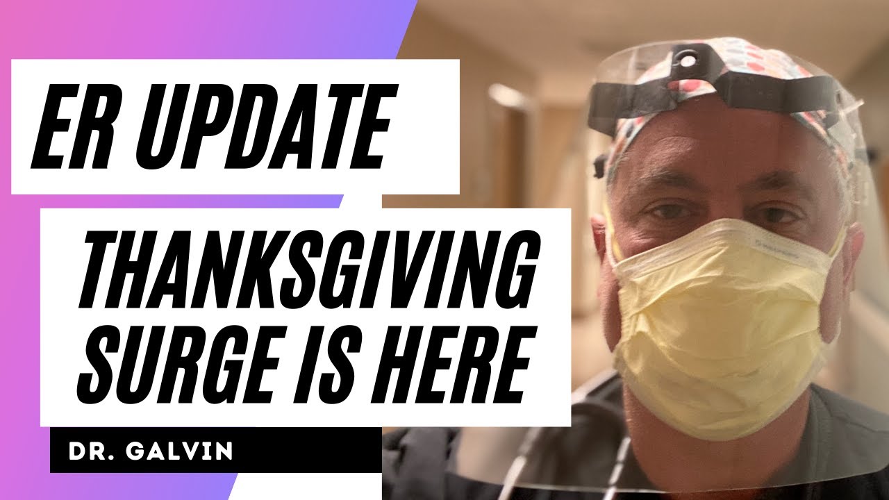 ER Update. The expected surge of COVID patients from Thanksgiving travel is here