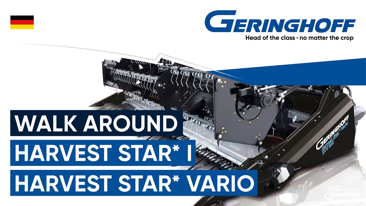 Geringhoff Harvest Star* I Harvest Star* Vario I Walkaround I Deutsch