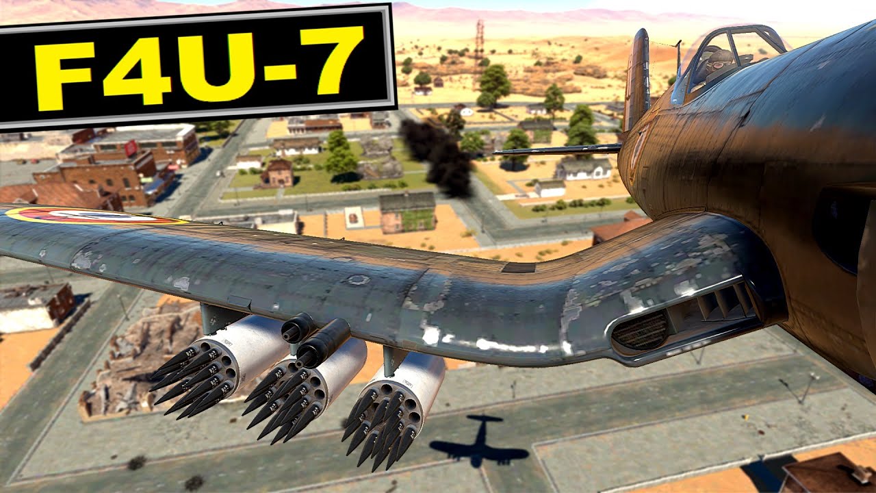 Лучший истребитель CAS для своего уровня 🛩️ F4U-7 Corsair