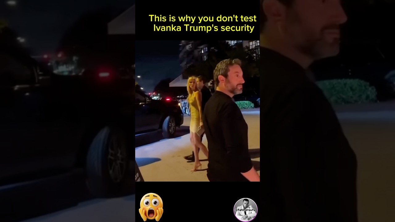 Ivanka Trump's Secret Service detail became a powerful reminder of how fast security lines are drawn