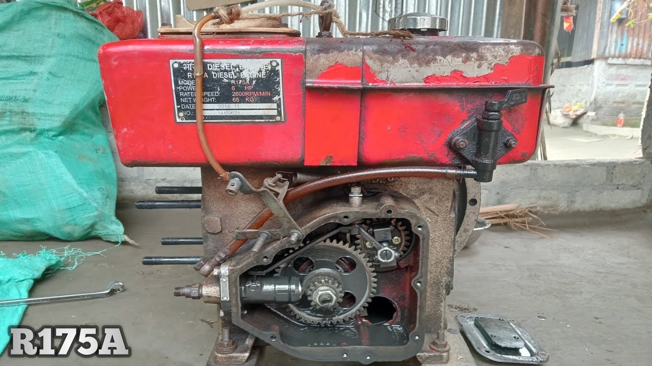 Restoration of old R175A diesel engine | Restore and repair old D6 diesel engine