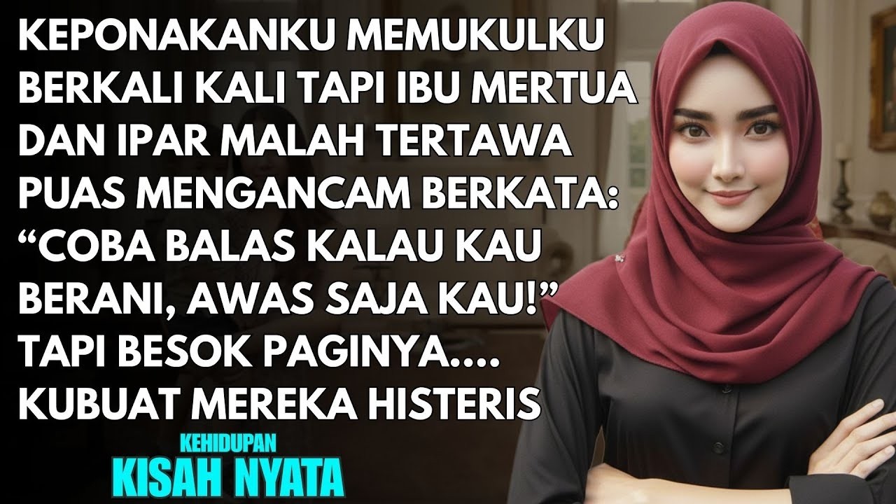 KEPONAKANKU YANG BANDEL MENAMPARKU BERKALI2 TAPI MERTUA DAN IPAR MALAH MEMBELANYA - KUBALAS DENGAN..