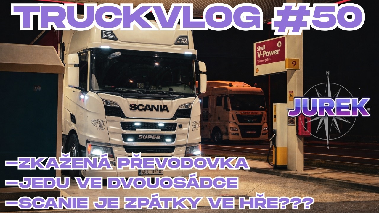 Truck Vlog #50 | MAN je klasicky v servise 🛠️, Nejnehodovější přejezd v ČR 🚂,  Převodovka K.O.⚙️