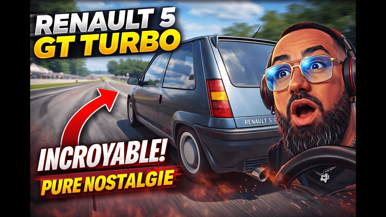 Cette RENAULT 5 GT TURBO est une BOMBE… 😱 (pure nostalgie)