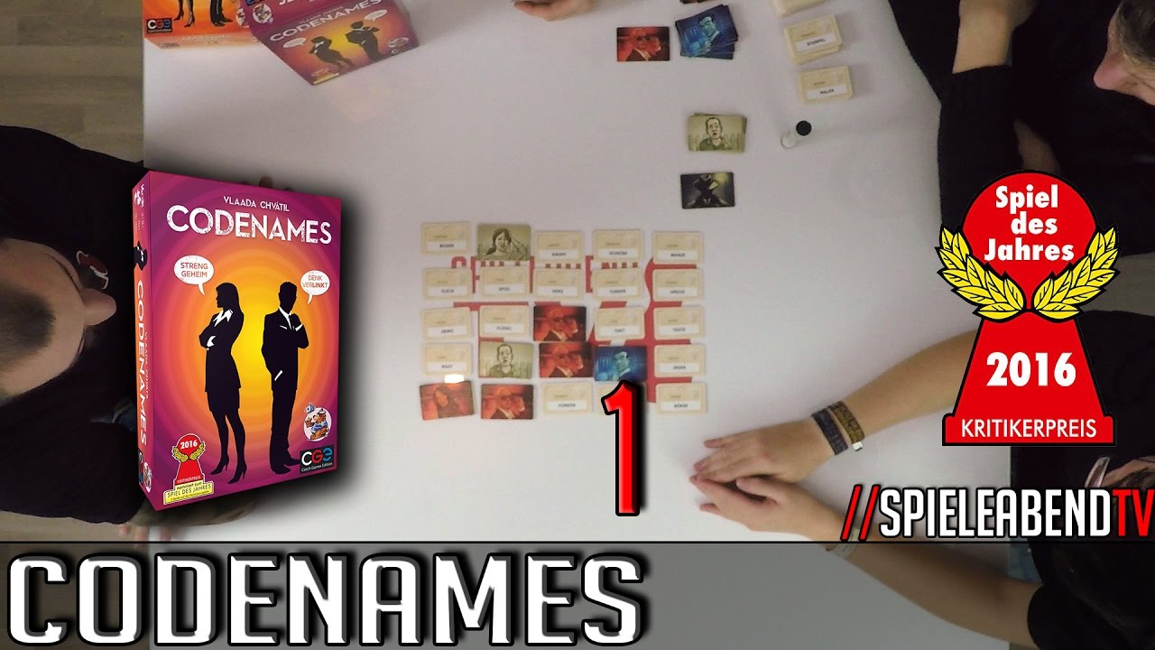 Let's Play &bull; Codenames &bull; Spiel des Jahres 2016 (1/2)