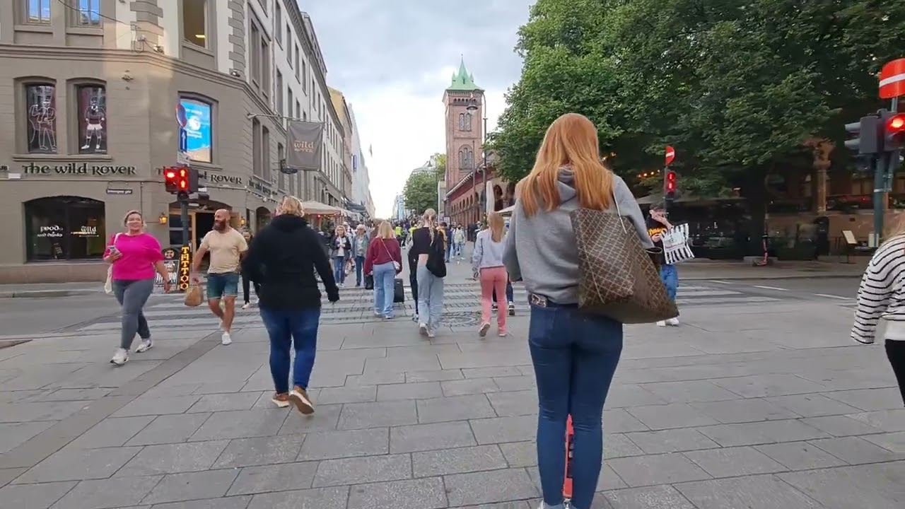 Oslo walking street 