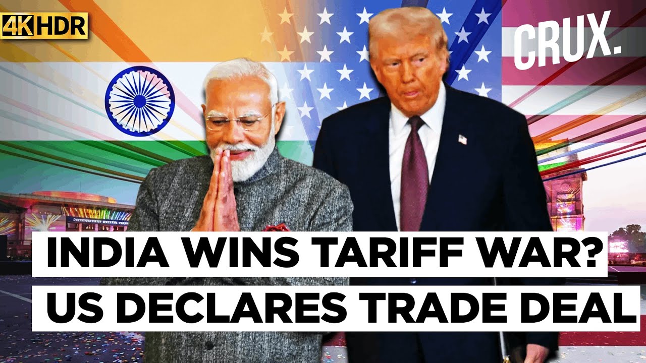 Big Blow To Russia’s Oil Coffers? India Signs Trade Deal With US, Trump Slashes Tariff To 18% | 4K