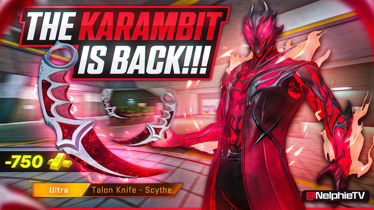 THE RED TALON KNIFE IS BACK&hellip; FOR ONLY 750 GOLD IN BLOODSTRIKE..