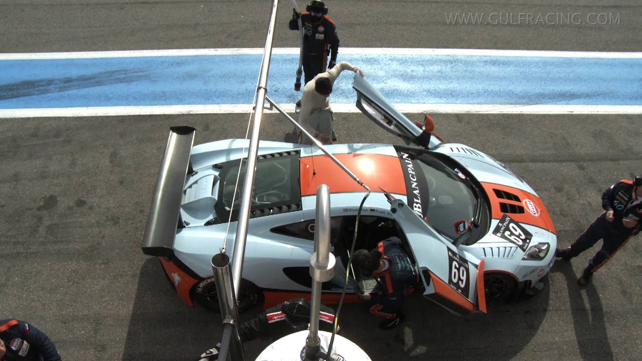 Gulf Racing - Blancpain Official Test at Paul Ricard Circuit March 2012