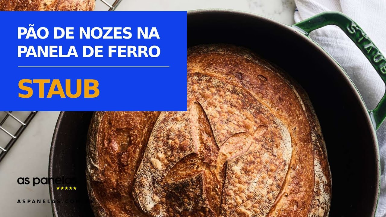 P&atilde;o na Panela de Ferro Staub - As Panelas