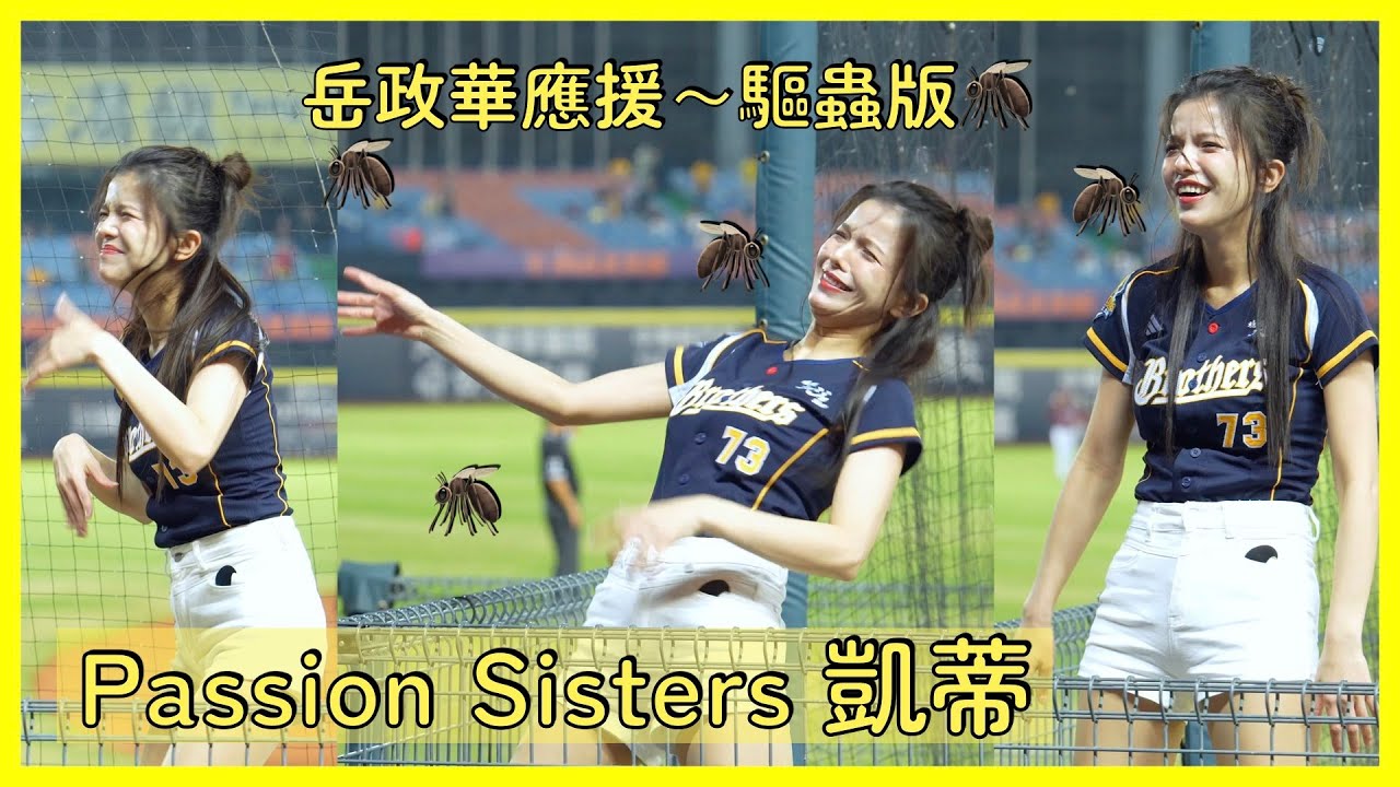 【Passion Sisters】瘋狂凱蒂遇到蟲蟲也沒輒 邊跳應援還要邊驅蟲😆 │ 20240518 品客FUN－開罐.歡呼.全壘打！