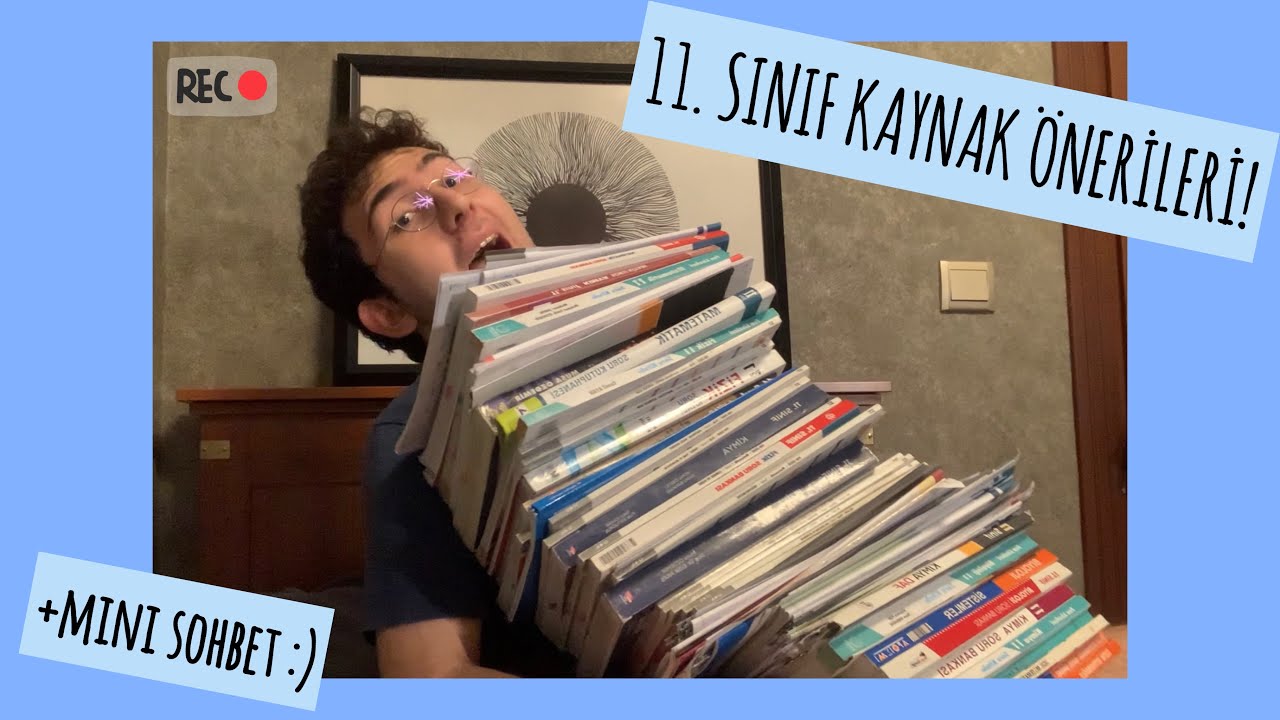 11. SINIF KAYNAK ÖNERİLERİ! | + mini sohbet | YKS GÜNLÜĞÜM #4 | SARPKAN ÖZKAN