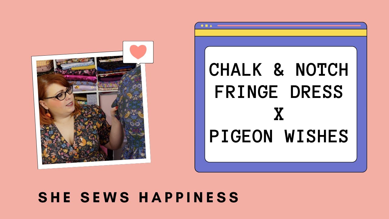 Chalk and Notch Fringe Dress x Pigeon Wishes