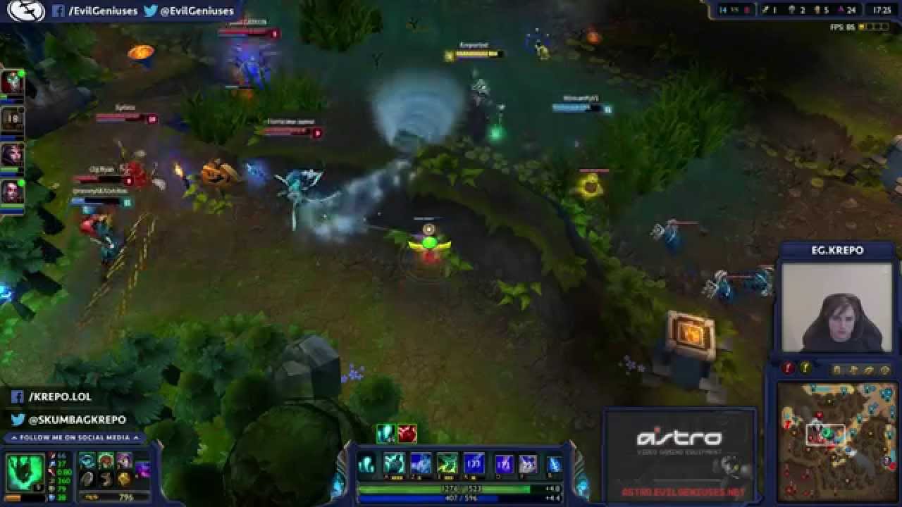 Krepo - Thresh vs Janna [Challenger Ranked solo queue Support]