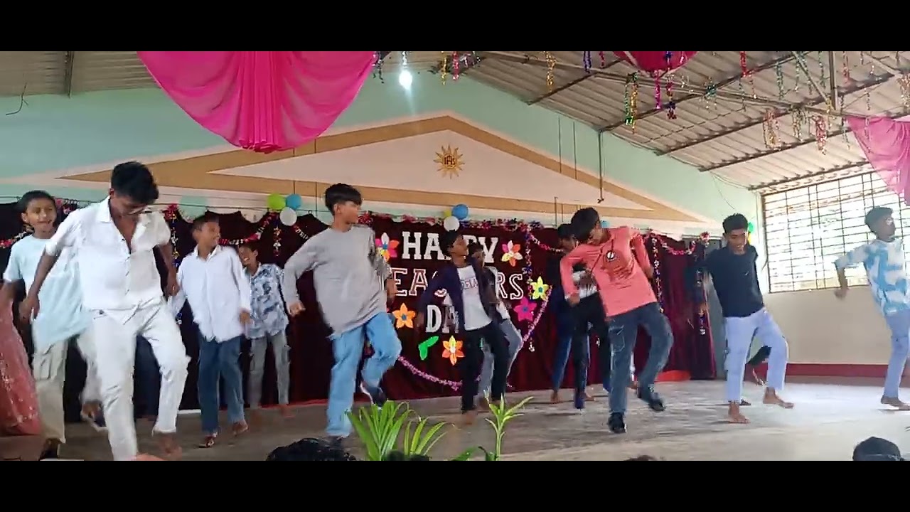 loyola school teachers day dance junior boys dance group 