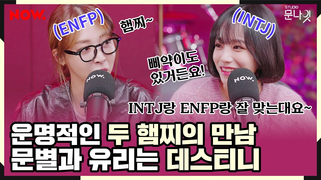조유리와 문별 공통점이 이렇게나 많다고?🐶 [studio문나잇] ep.103│네이버 NOW.
