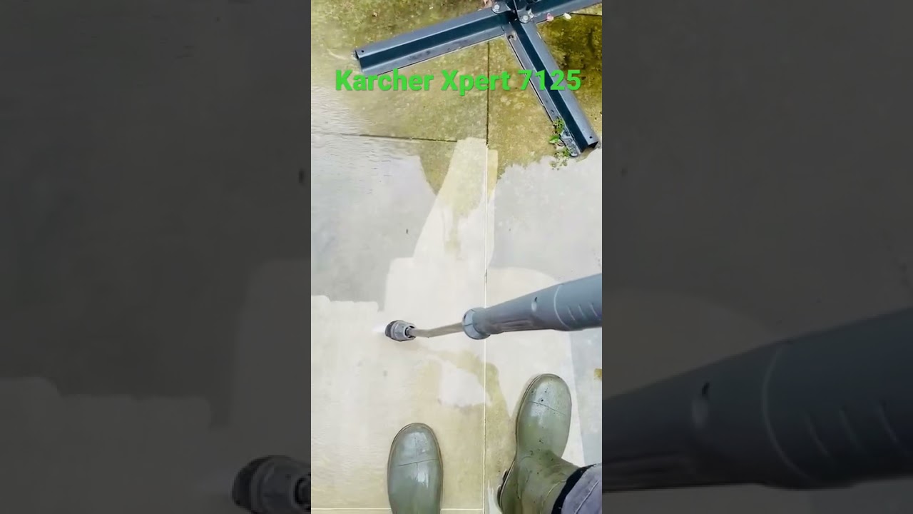 Pressure Washer Karcher Xpert 7125 Cleaning Pavement Jet Washing #shorts #jetwashing