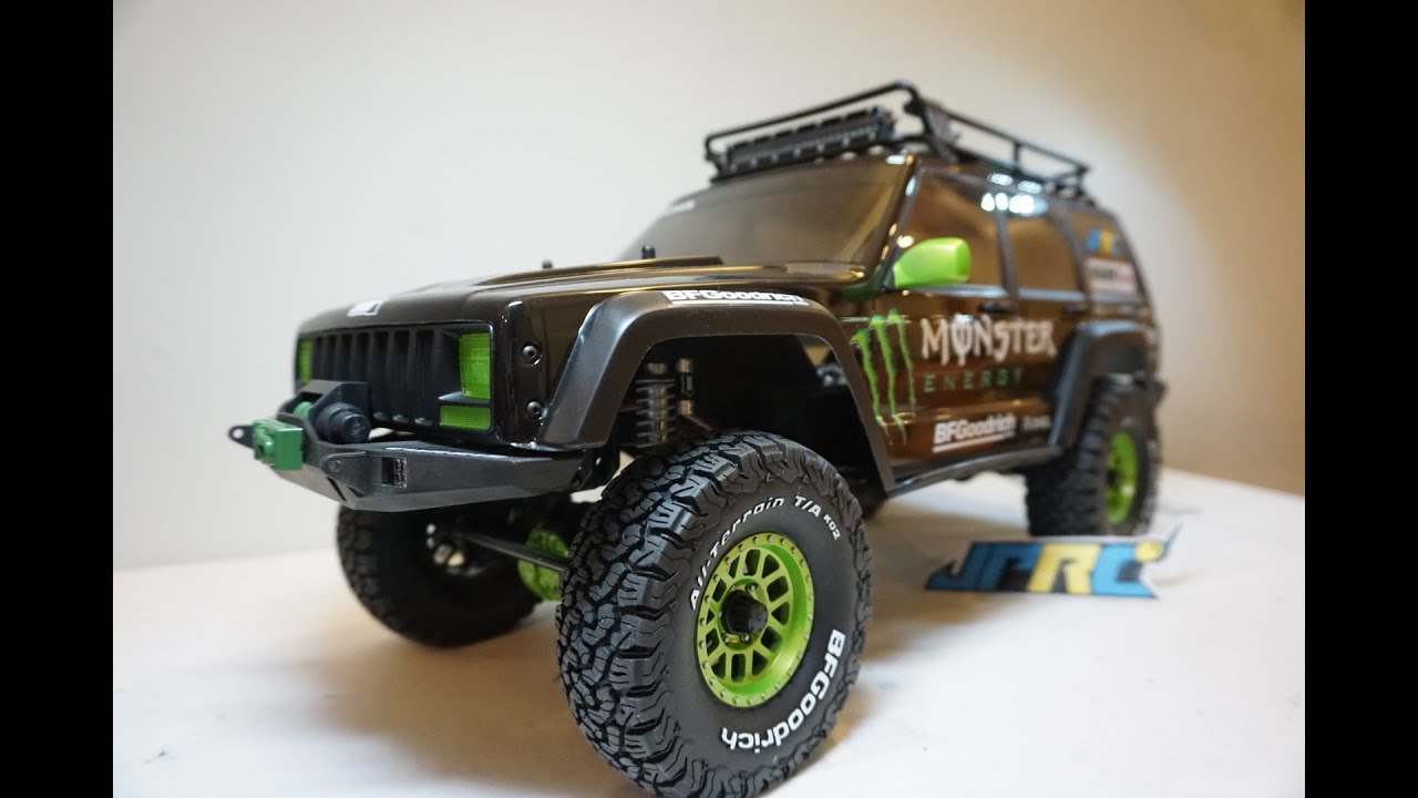 Monster Energy Jeep Cherokee  Axial SCX10 II JPRC Build