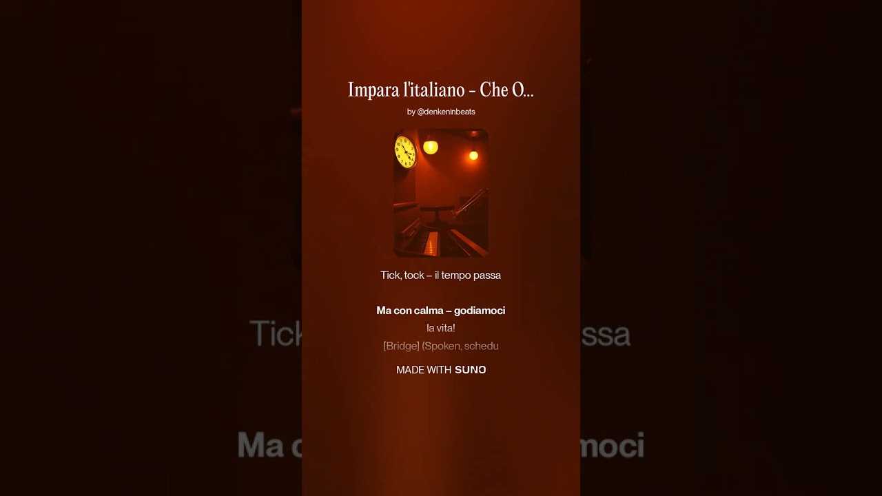 Impara l'italiano - Che Ore Sono? (A1.1, V1.1)