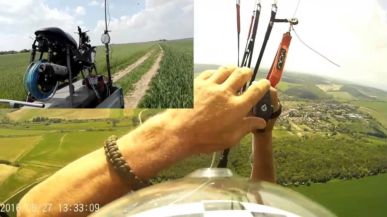 self winch paragliding