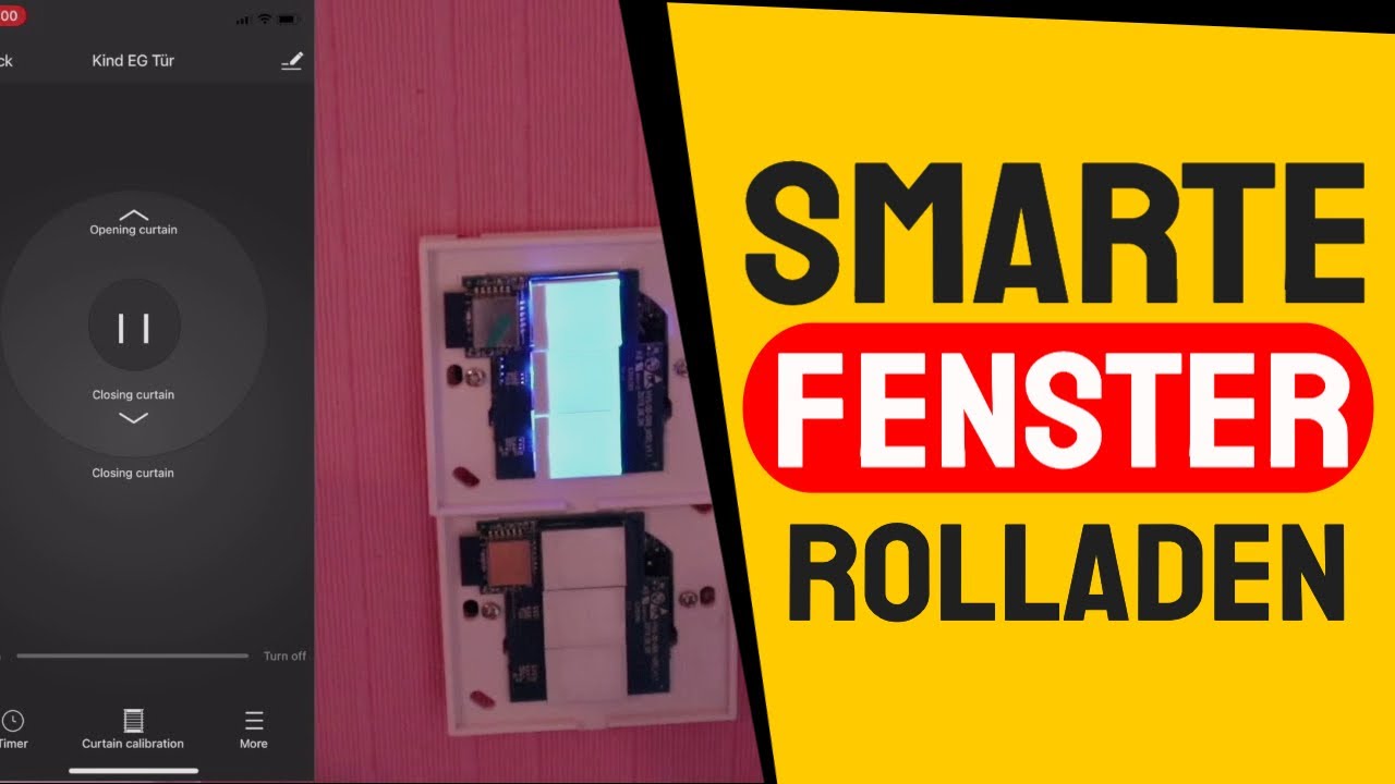 Smart Fenster Rolladen mit dem Handy steuern. Mit g&uuml;nstigen Schaltern von Amazon. Was? DIN Norm?