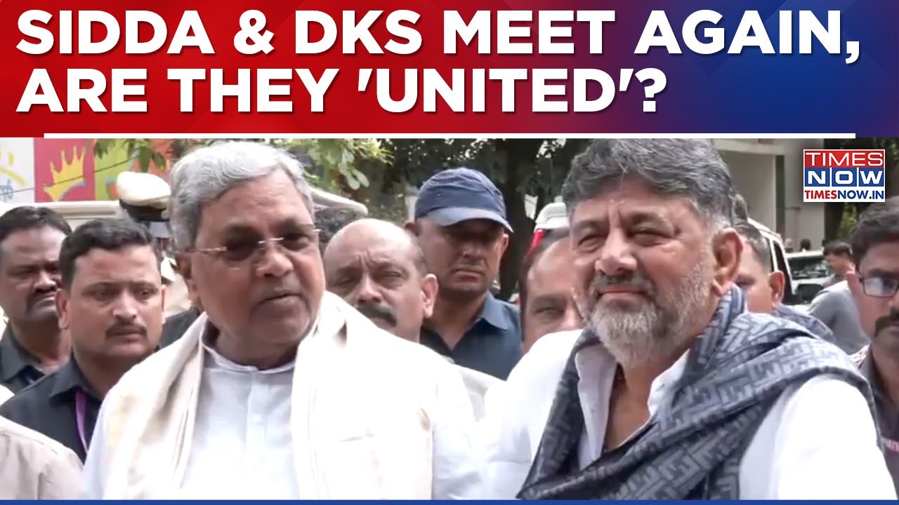 CM Siddaramaiah & DK Shivakumar Sits Down For Another Breakfast Meet, Say 'They Are United'