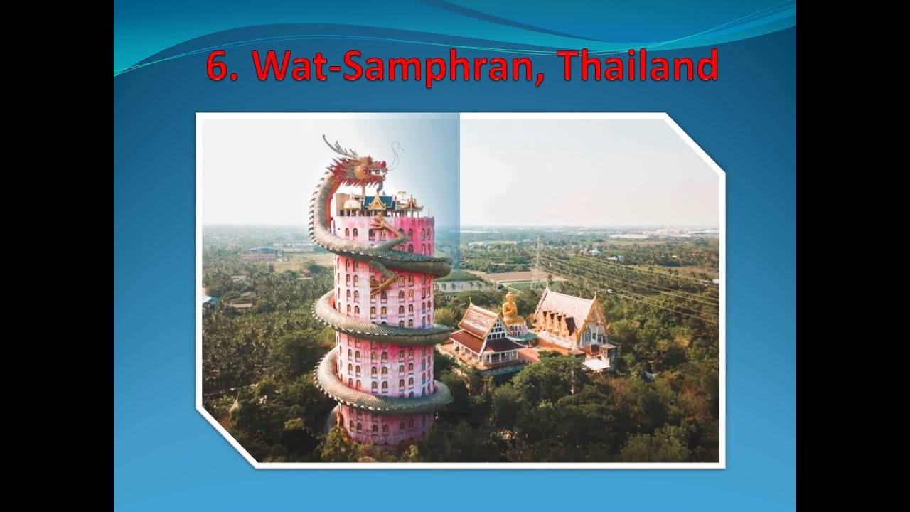10 Most different building around the world.