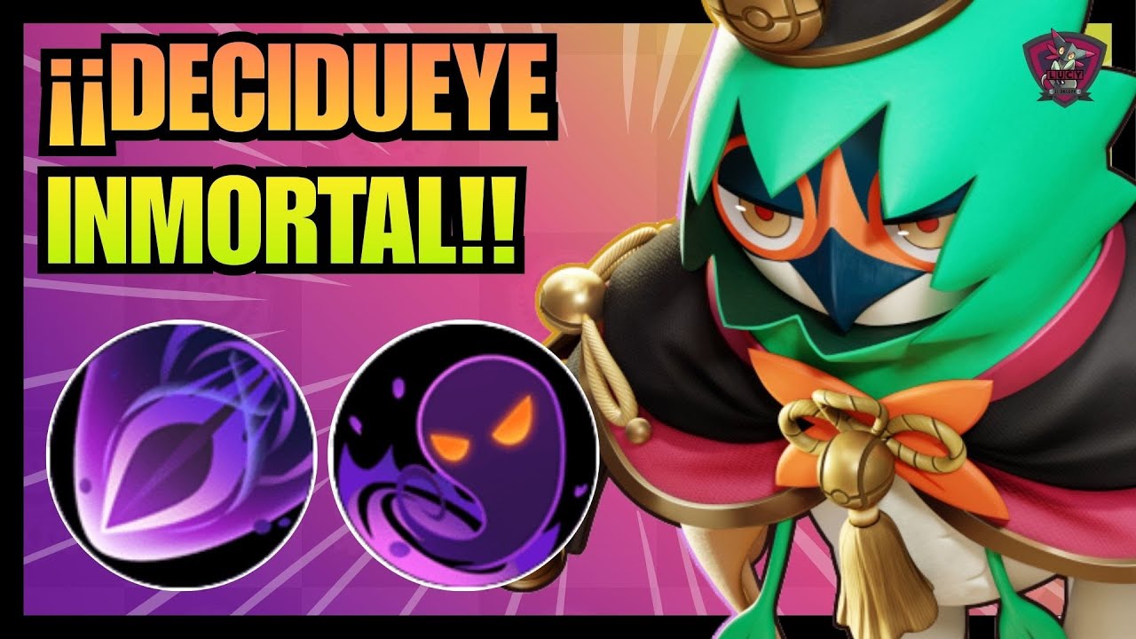 DECIDUEYE INMORTAL🥵MEJORES OBJETOS Y MEDALLAS ⭐ BUILD DECIDUEYE POKEMON UNITE