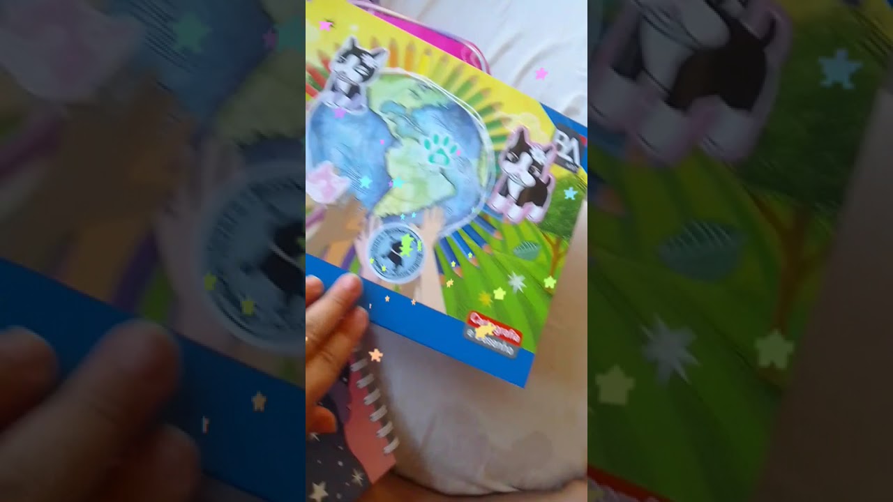 Mostrando o meu material! Eu vou para o 7 ano!🥰