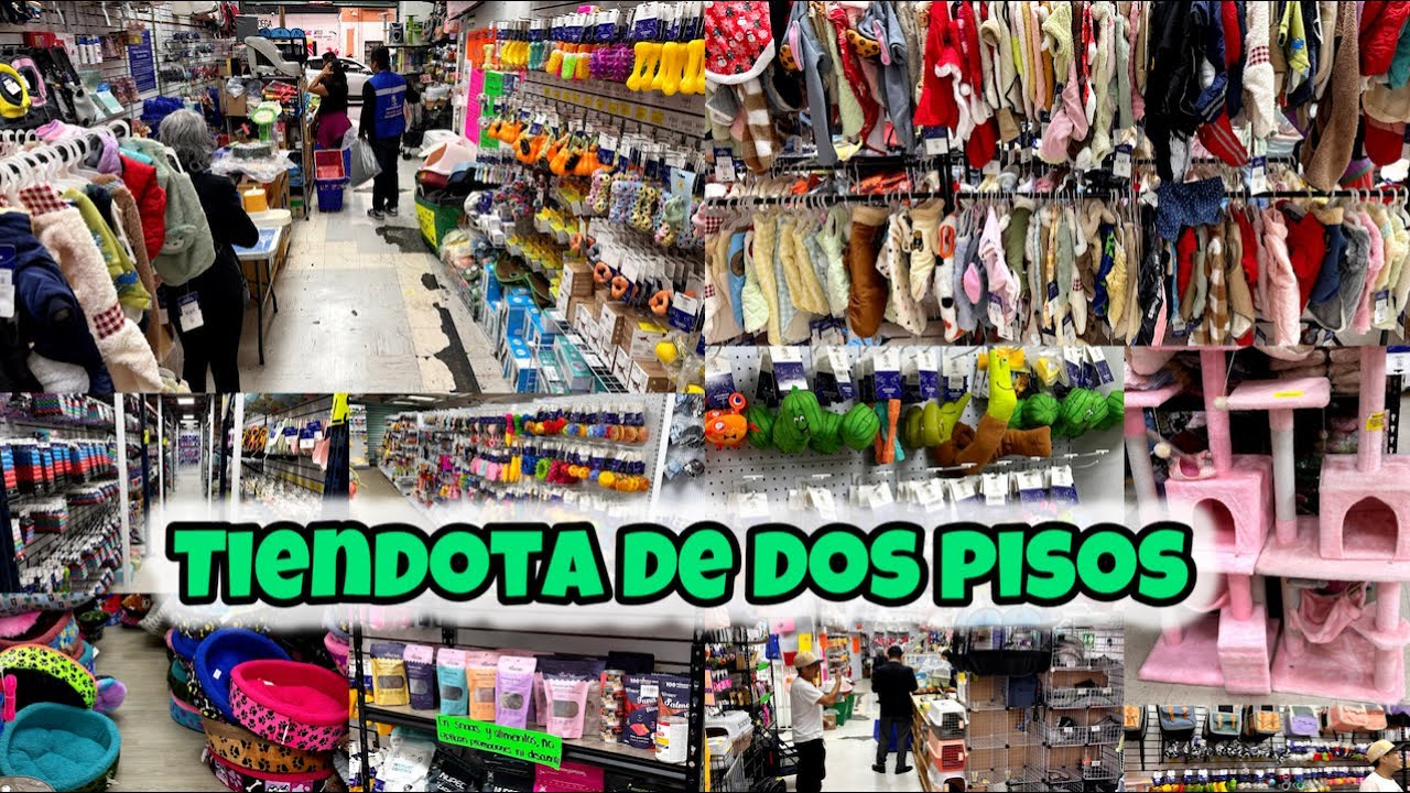Dos pisos de ARTÍCULOS para MASCOTAS | La tienda MÁS GRANDE en Centro CDMX | Grandes PROMOCIONES 