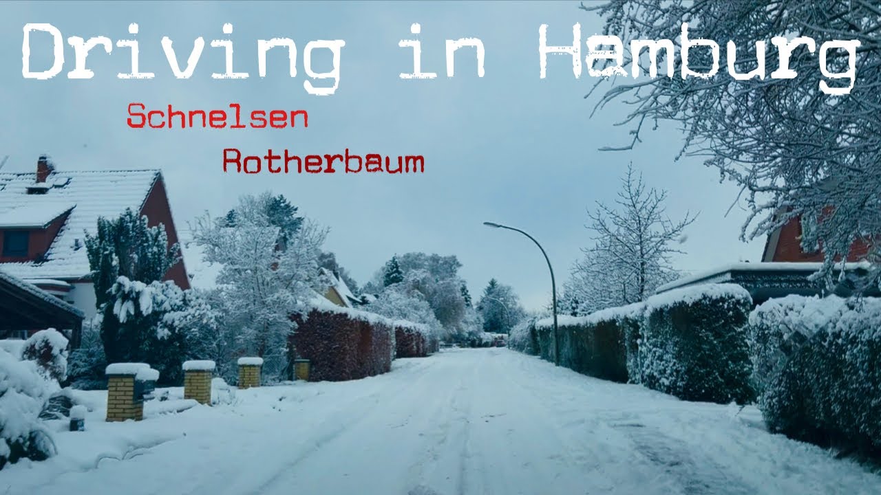 DRIVING IN HAMBURG*[SCHNELSEN ➡️ ROTHERBAUM]**[4K]*
