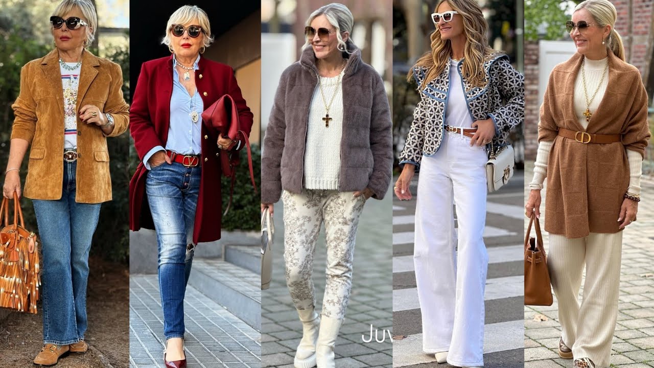 Natural Older Women OVER 50 60 70 |New Trends Fashion For Women |Autumn/ Winter|Fall Fashion 2025