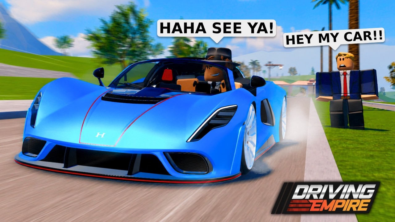 Угнал суперкар президента в Driving Empire