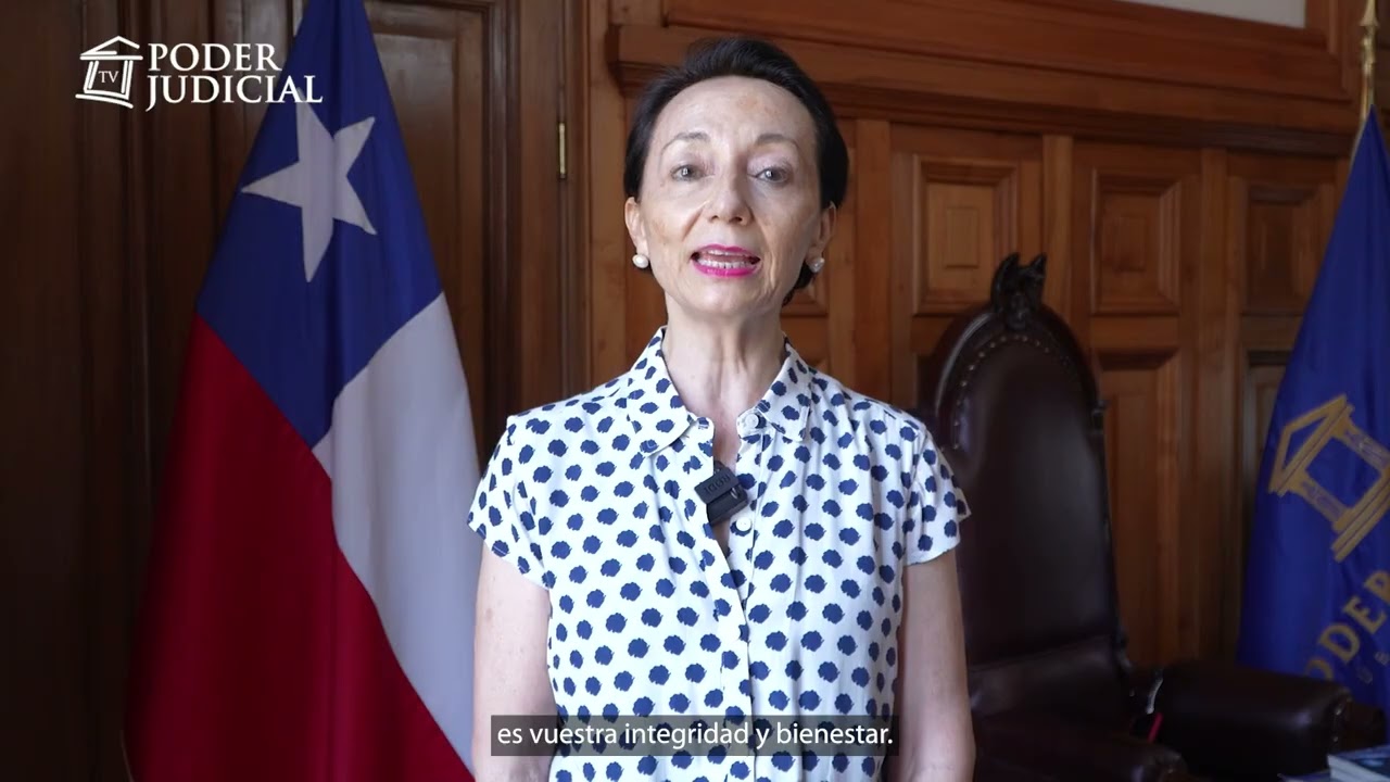 Presidenta de la Corte Suprema Gloria Ana Chevesich envía mensaje a funcionarios de zona afectada