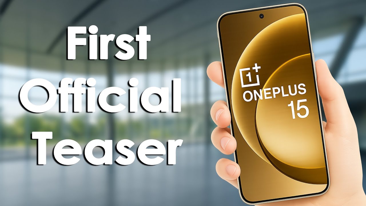 OnePlus 15 Ultra-Thin Bezels, 165Hz Display Confirmed by Official Teaser