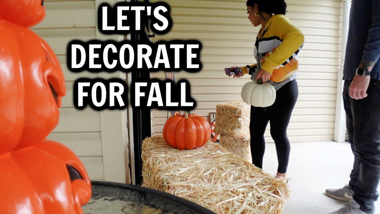 IT'S THAT TIME AGAIN 🤩 Decorating The House For Fall + Shopping For Our Bathroom Remodel!