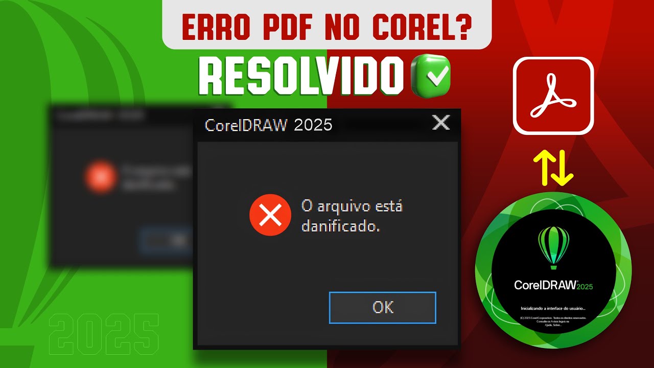 PDF Danificado no CorelDRAW 2025? Tutorial Rápido para Resolver!
