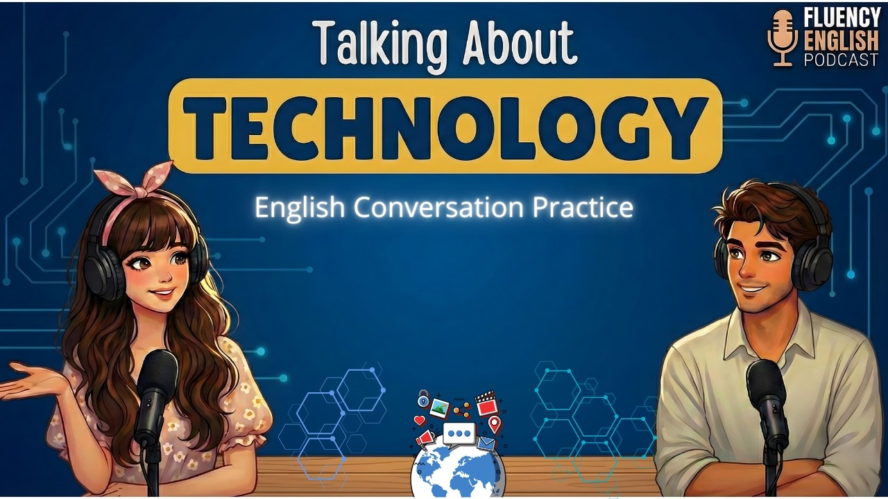 Talking About Technology & Social Media | English Podcast For Easy English Learning | B1 Listening