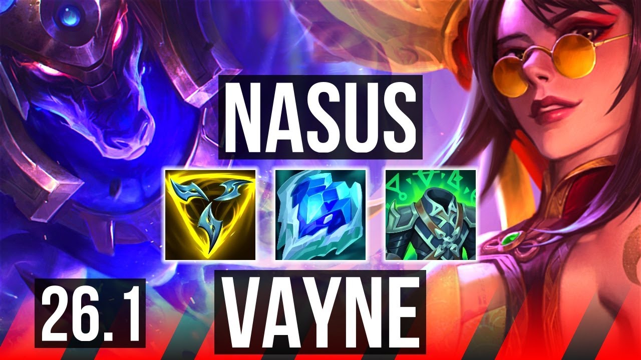 NASUS vs VAYNE (TOP) | 6k gold comeback | EUW Master | 26.1