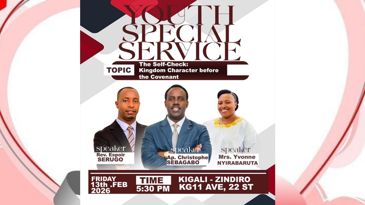 THE SELF CHECK: KINGDOM CHARACTER BEFORE CONVENANT With  Ap Christophe,  Rev Espoir & Mrs Yvonne N.