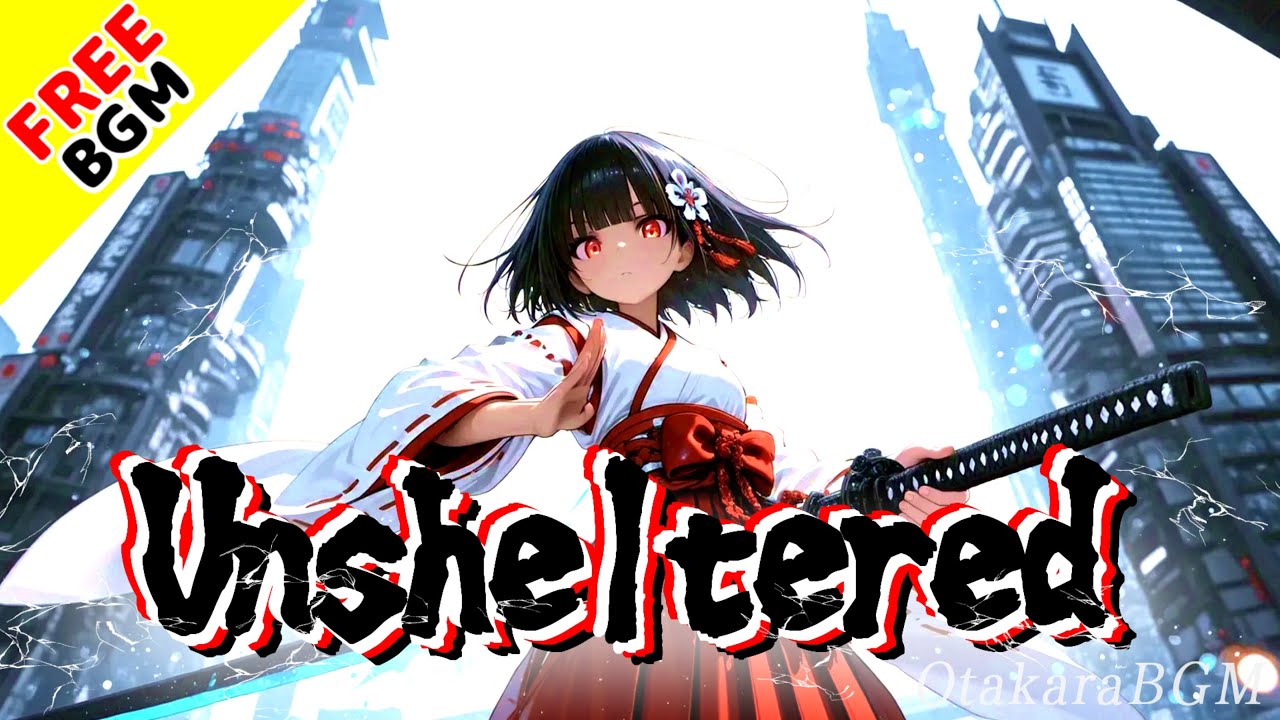 【守られるな】Unsheltered｜歌ありフリーBGM｜  和風デジタル進化ロック / 戦闘曲 / 雷×覚悟×宿命 / 衝動