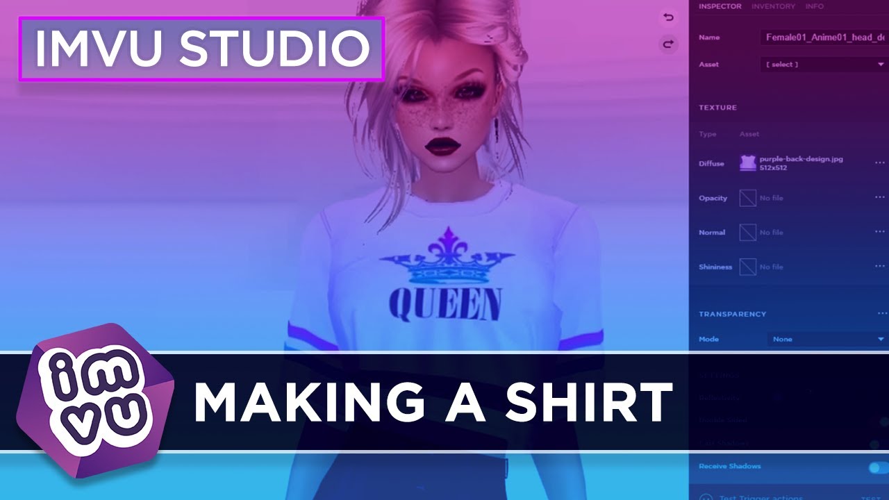 IMVU Studio - Making A Shirt