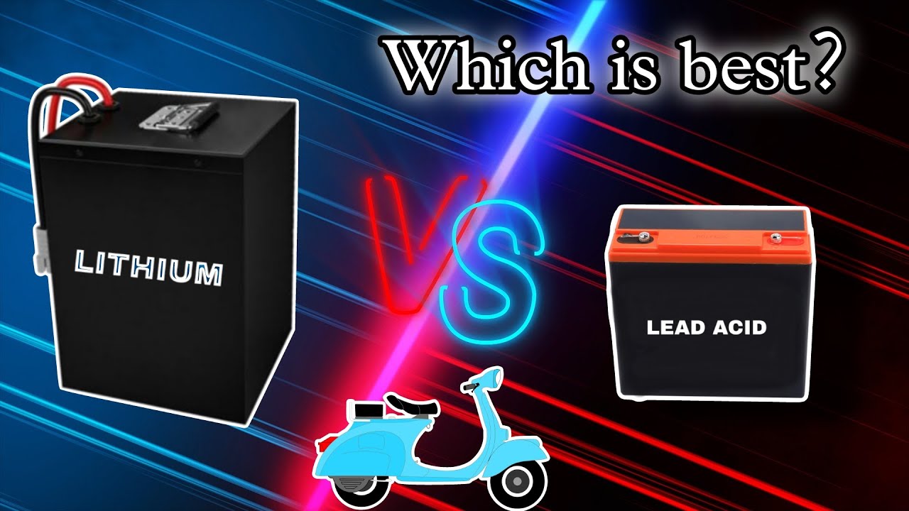 Lithium Battery vs Lead Acid Battery | Which battery is best for an electric scooter | Ev Knowledge