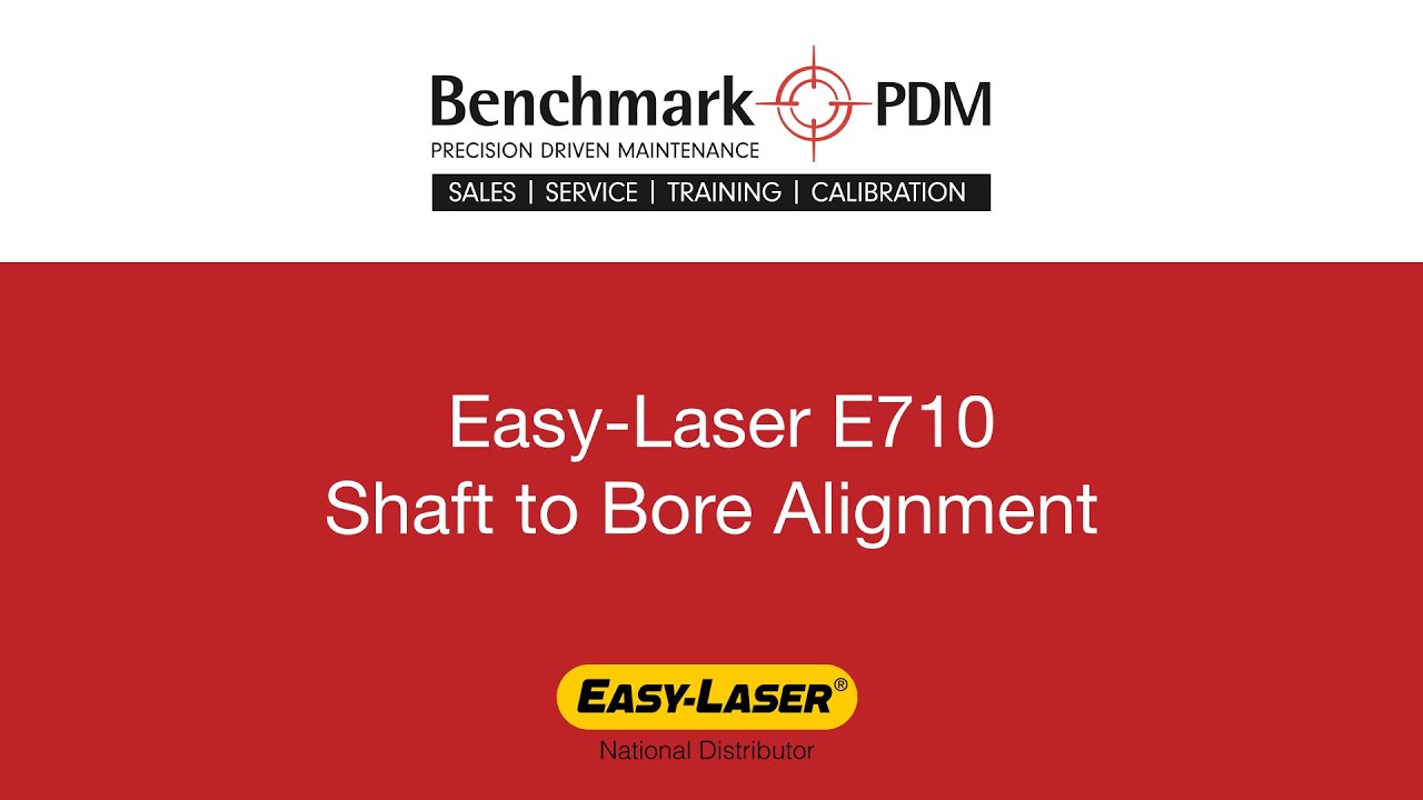 Shaft to Bore Alignment Application using the Easy-Laser E710