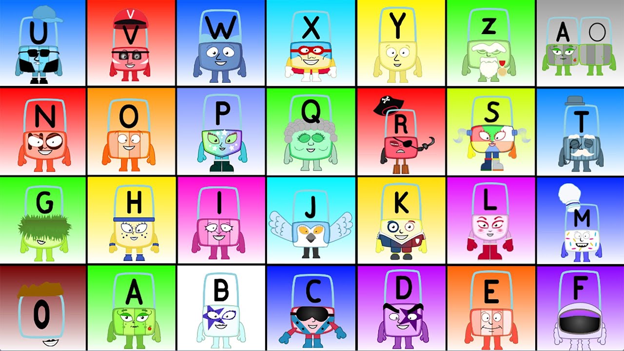 Sprunki Oc Alphablocks intro my version - Группа Alphablocks в верхнем регистре (новый мод)